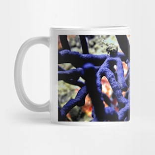 Purple Finger Coral on Reef Mug